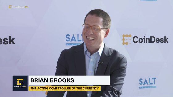 Brian Brooks in 2021 (CoinDesk TV)