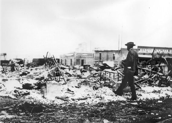 Aftermath of the Tulsa Race Massacre, Tulsa, Okla., on June 1921.