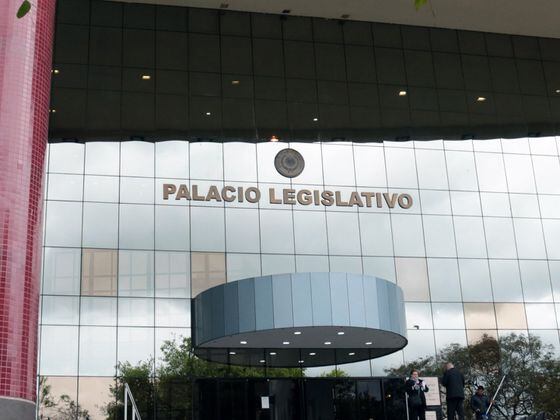 Paraguay's parliament (Eliza Gkritsi/CoinDesk)