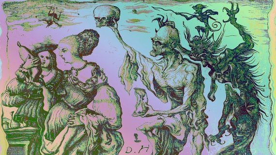 Death and the Devil Surprising Two Women by Daniel Hopfer ca. 1515 (Metropolitan Museum of Art/Creative Commons)