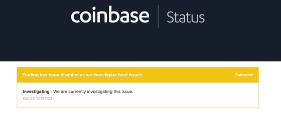 Coinbase out