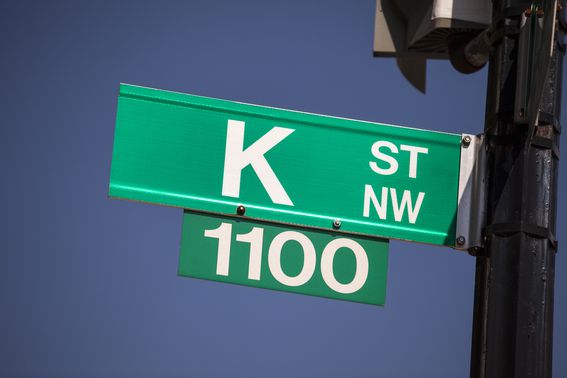 K street is the traditional home of political lobbyists in Washington, D.C. (Getty Images)