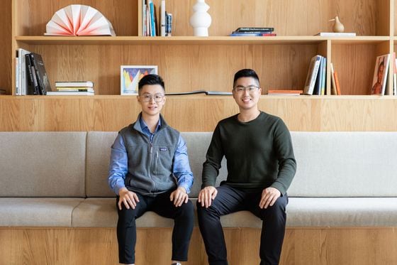 Sahara co-founders Tyler Zhou and Sean Ren