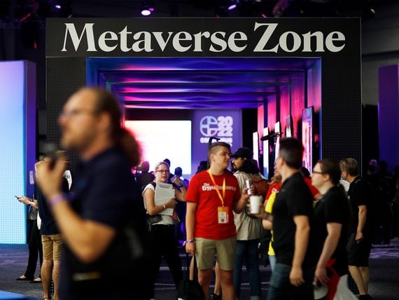 The Metaverse Zone at Consensus 2022, Austin, Texas. (Shutterstock/CoinDesk)