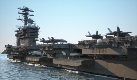 US Navy aircraft carrier planes