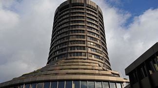 The Bank for International Settlements on January 4, 2012, in Basel, Switzerland. (Harold Cunningham/Getty Images)