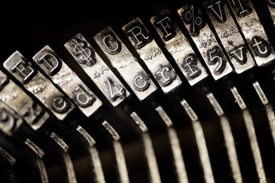 typewriter-writing