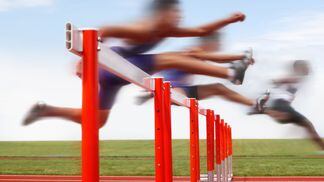 hurdles, obstacles