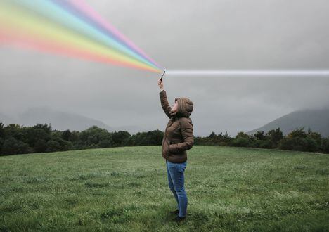 Magnifying Glass Rainbow