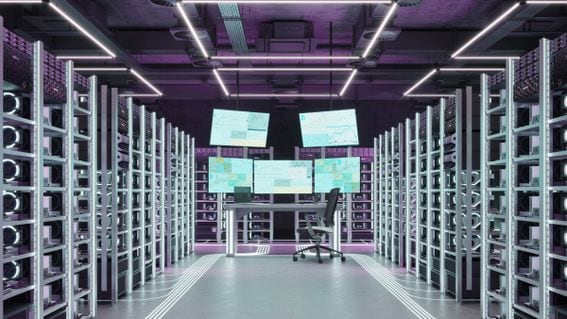 Real crypto mining operations (Alvarez/Getty Images)