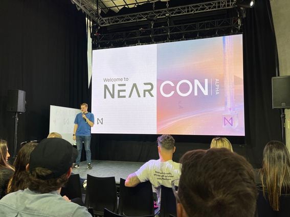 Near co-founder Illia Polosukhin speaks at NEARCON 2021. (NEAR)