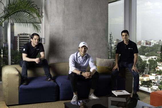 Los cofundadores de La Haus: Jerónimo Uribe, Rodrigo Sanchez-Rios y Tomás Uribe (La Haus)