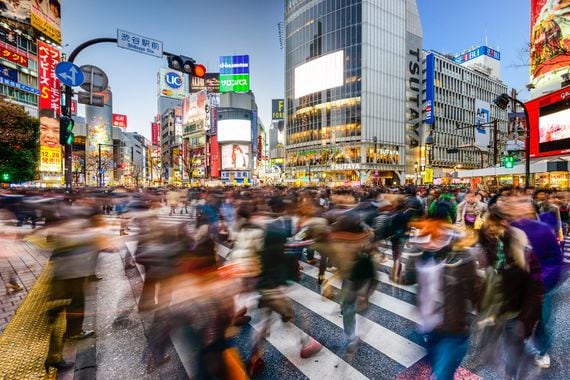 Tokyo pedestrians