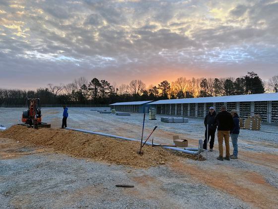 Work is underway for CleanSpark's expansion in Washington, Georgia. (CleanSpark)