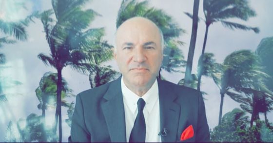 (Kevin O'Leary, modified by CoinDesk)
