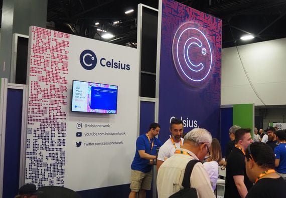 The Celsius both at Bitcoin Miami 2022