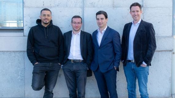 From left to right: Lamine Brahimi, Co-Founder and Managing Partner; Dr. Jean-Philippe Aumasson, Co-Founder and CSO; Oren-Olivier Puder, Co-Founder and Chairman; Sébastien Dessimoz,  Co-Founder and Managing Partner (Taurus)