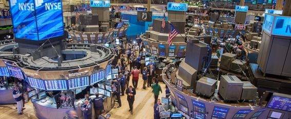 New York Stock Exchange trading floor (Shutterstock)