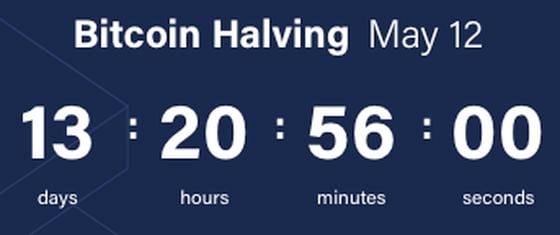 Bitcoin Halving Countdown Clock