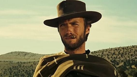 Clint Eastwood como Blondie en "El bueno, el feo y el malo". (Wikimedia comunes)