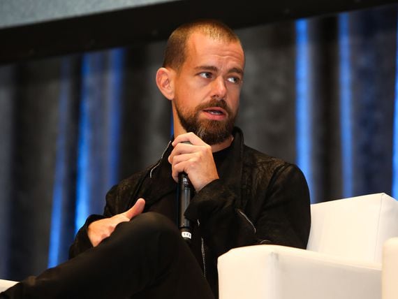 Jack Dorsey speaks at Consensus 2018. (CoinDesk)