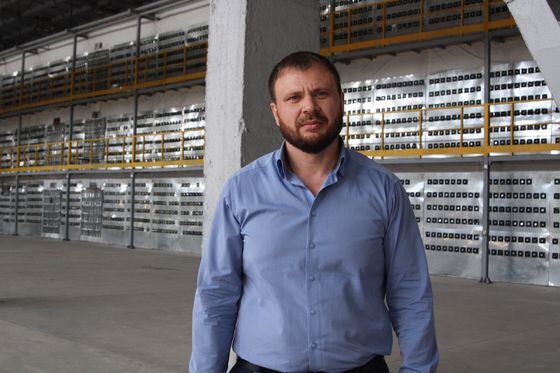 Ilya Bruman, CEO of Minery. (Photo by Anna Baydakova for CoinDesk)