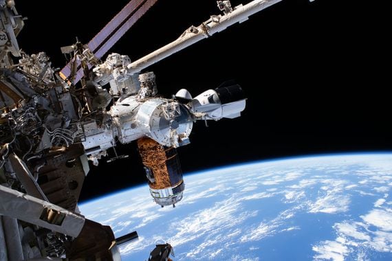 SpaceChain's hardware wallet was installed on the International Space Station in late June. (NASA)
