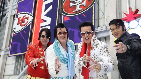 Elvis impersonators (Perry Knotts/Getty Images)
