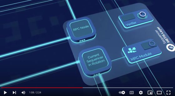 Screenshot from Metis video showing how its decentralized sequencer architecture works (Metis)