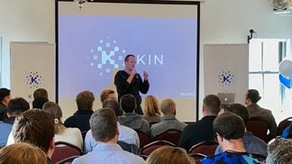 KIN, originally created in 2017 by Kik Interactive to monetize the messaging app, has a market cap of nearly $50 million. (Brady Dale/CoinDesk)