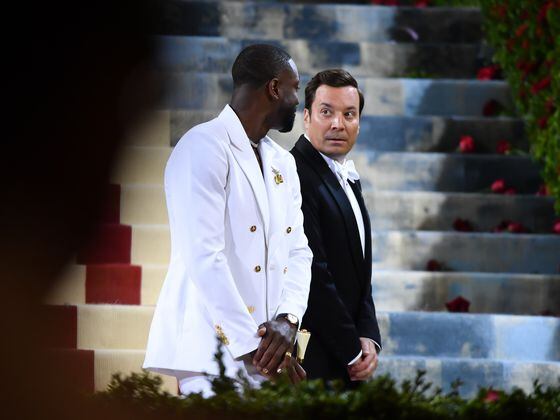 Comedian Jimmy Fallon (right) – attending the 2022 Met Gala – received a small amount of ether from Tornado Cash. (Noam Galai/GC Images/Getty Images)