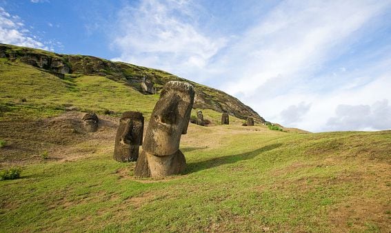 Bastion’s community emoji is an Easter Island statue. (Micheline Pelletier/Corbis via Getty Images)