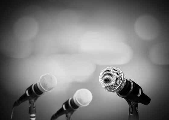 microphone, debate