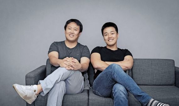 Terra co-founders Daniel Shin (left) and Do Kwon (Terraform Labs) (courtesy photo)
