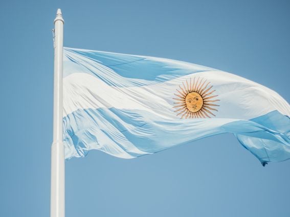 Bandera de Argentina. (Unsplash)