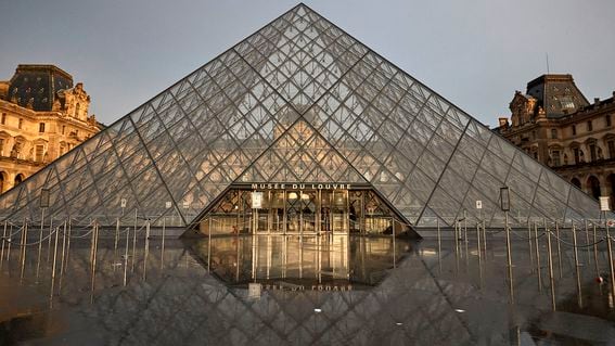 The Louvre in Paris, France (Kiran Ridley/Getty Images)