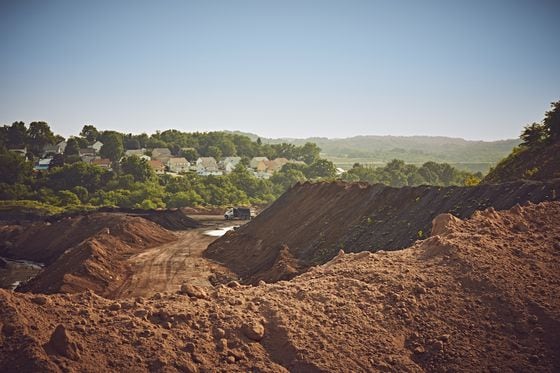 Russellton, Pa. waste coal pile (Aaron Kotowski/Stronghold Digital)