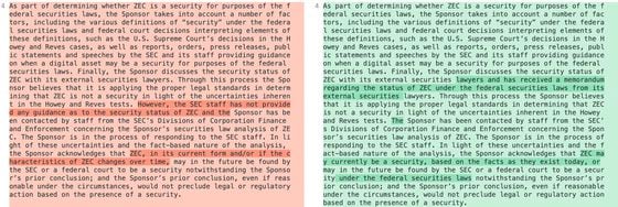 Further changes from the June filing (left) to August (right) suggest a fast-evolving situation.