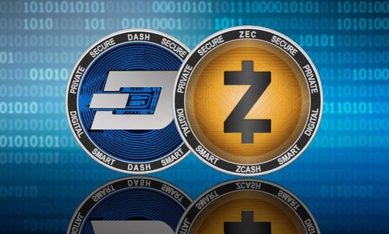 zcash and dash