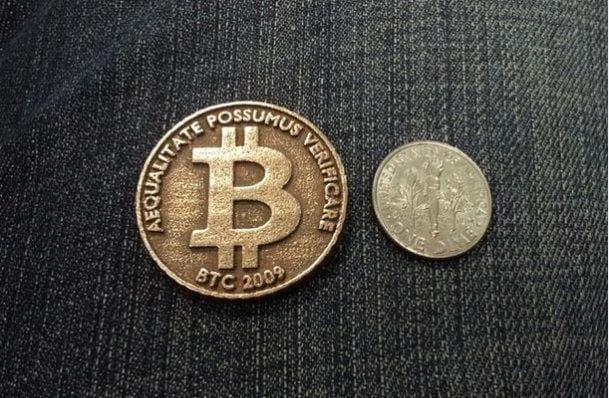Bianchi Golden/Silver Bitcoin Coin Bronze Physical Bitcoins Coin Collectible BTC Coin 
