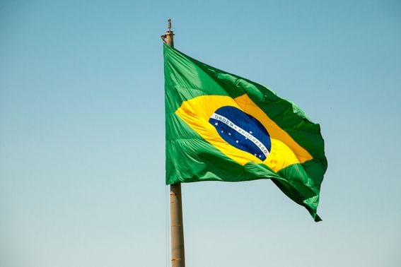 Bandera de Brasil. (Shutterstock)