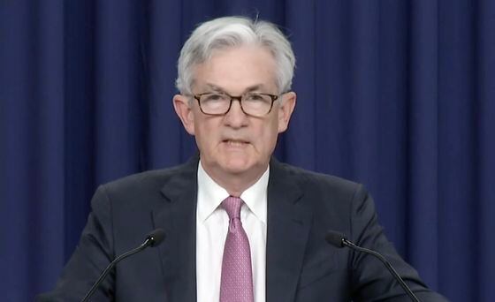 Federal Reserve Chair Jerome Powell at the post-FOMC meeting press conference (Wall Street Journal)