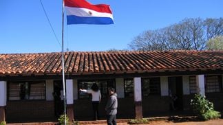 Bandera de Paraguay. (Alex Steffler/Wikimedia Commons)