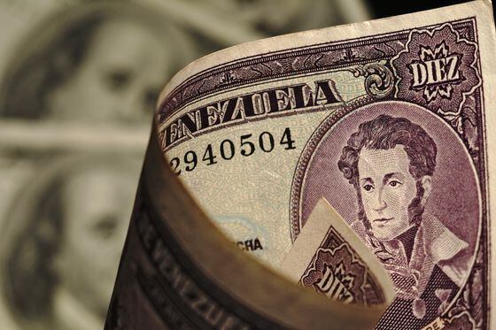 Venezuelan Bolivars and U.S. dollars. 