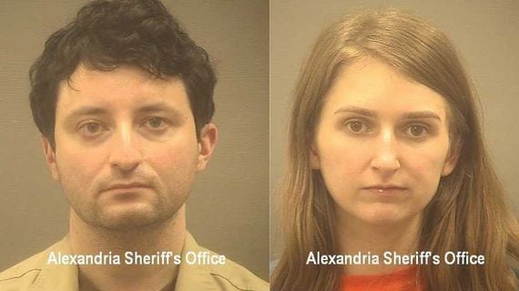 Ilya Lichtenstein, who admitted in court on Thursday to being the hacker in a notorious hack of Bitfinex in 2016, and his wife, Heather Morgan. (Alexandria, Virginia, Sheriff's Office)