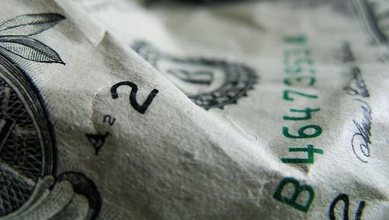 Closeup of a Dollar