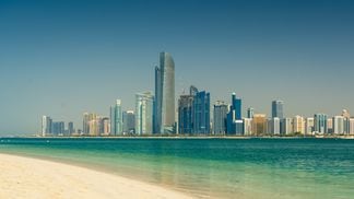 The Abu Dhabi skyline. (Nick Fewings)
