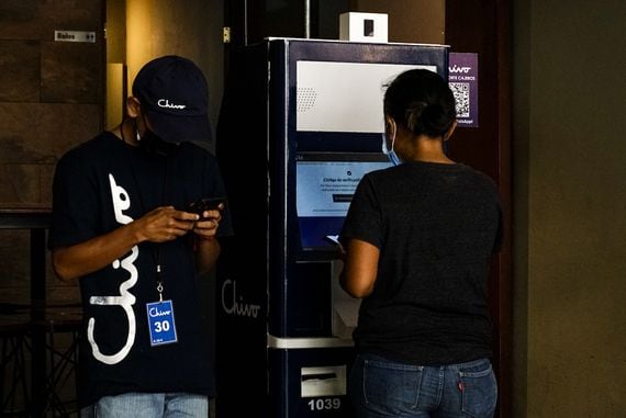 A Chivo ATM in San Salvador (Camilo Freedman/Getty Images)