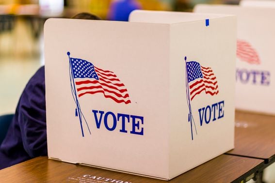 SECURITY CONCERNS: A letter by the AAAS says most internet voting tools, including blockchain apps like Voatz, don't solve for security and verifiability issues in voting. (Credit: Rob Crandall / Shutterstock)