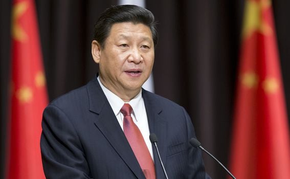 Chinese President Xi Jinping addressing students of MGIMO, on March 23, 2013 in Moscow (via Shutterstock).